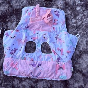 Pink and Purple Baby Shopping Cart Cover